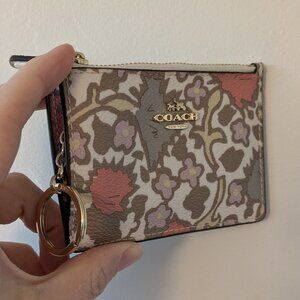Coach Mini Skinny ID Card Case in Floral